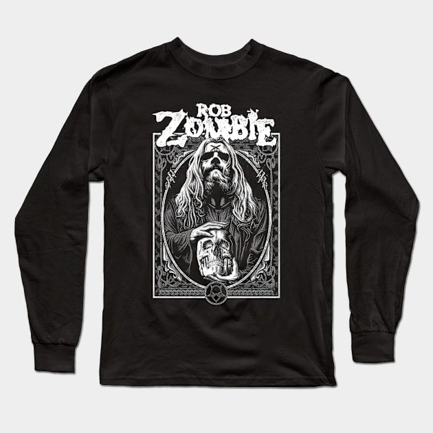 Rob Zombie Long Sleeve T-Shirt by CosmicAngerDesign